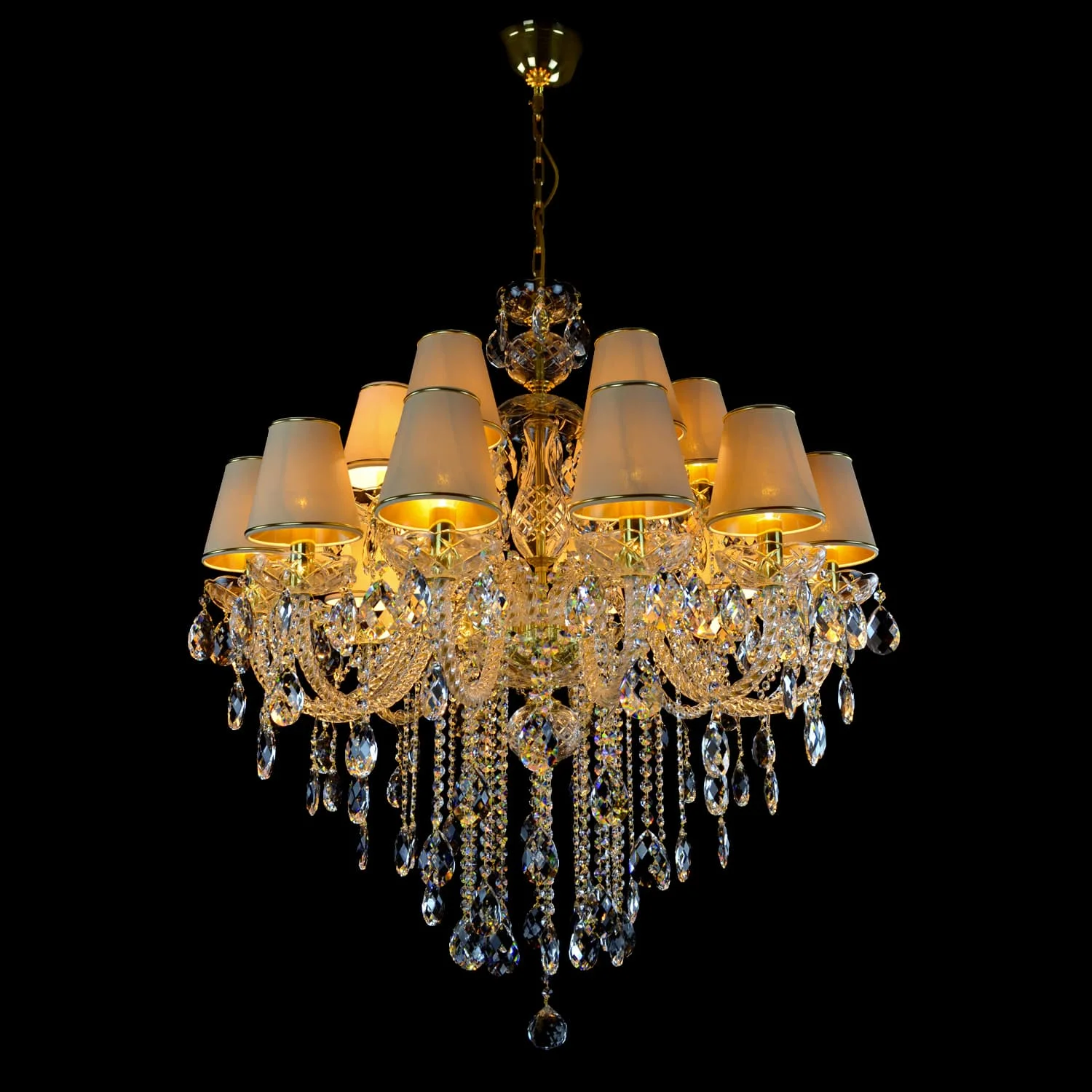 Raindrop crystal chandelier — WRANOVSKY - Bohemian Crystal